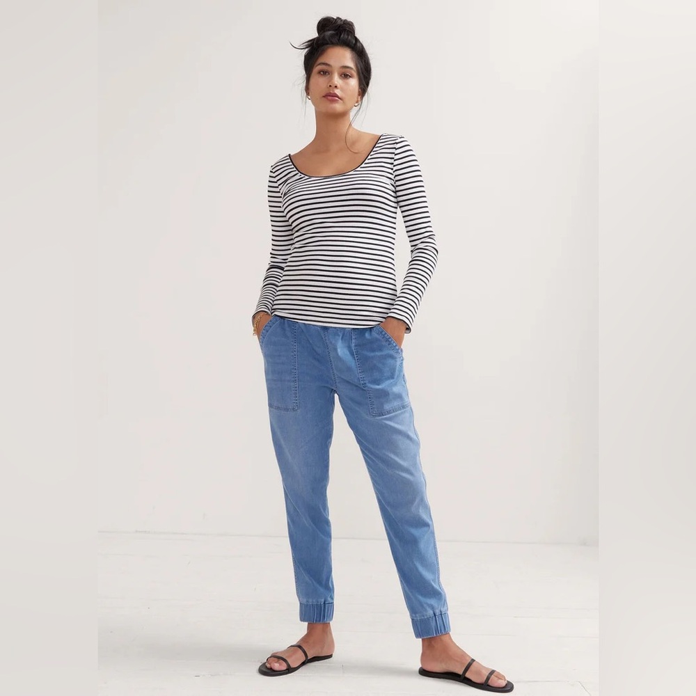 hatch the easy denim jogger 3 large